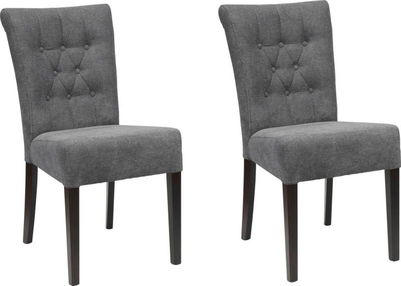 Home affaire Esszimmerstuhl Queen BESTSELLER (Set, 4 St), Polsterstuhl mit Knopfheftung, 2er, 4er oder 6er Set von Home affaire