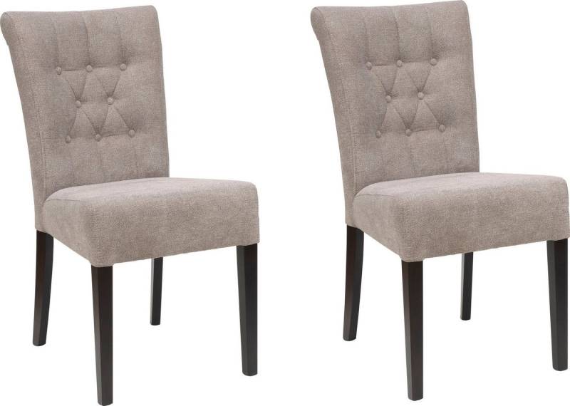 Home affaire Esszimmerstuhl Queen BESTSELLER (Set, 6 St), Polsterstuhl mit Knopfheftung, 2er, 4er oder 6er Set von Home affaire