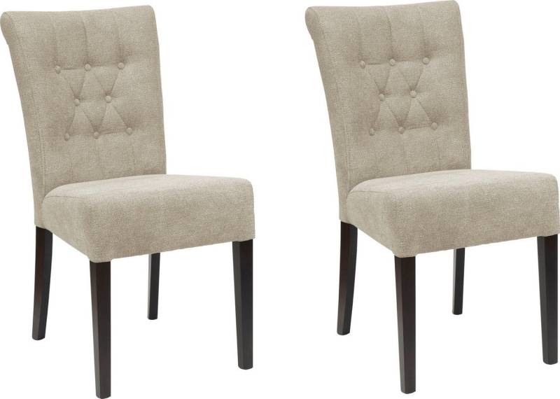 Home affaire Esszimmerstuhl Queen BESTSELLER (Set, 6 St), Polsterstuhl mit Knopfheftung, 2er, 4er oder 6er Set von Home affaire
