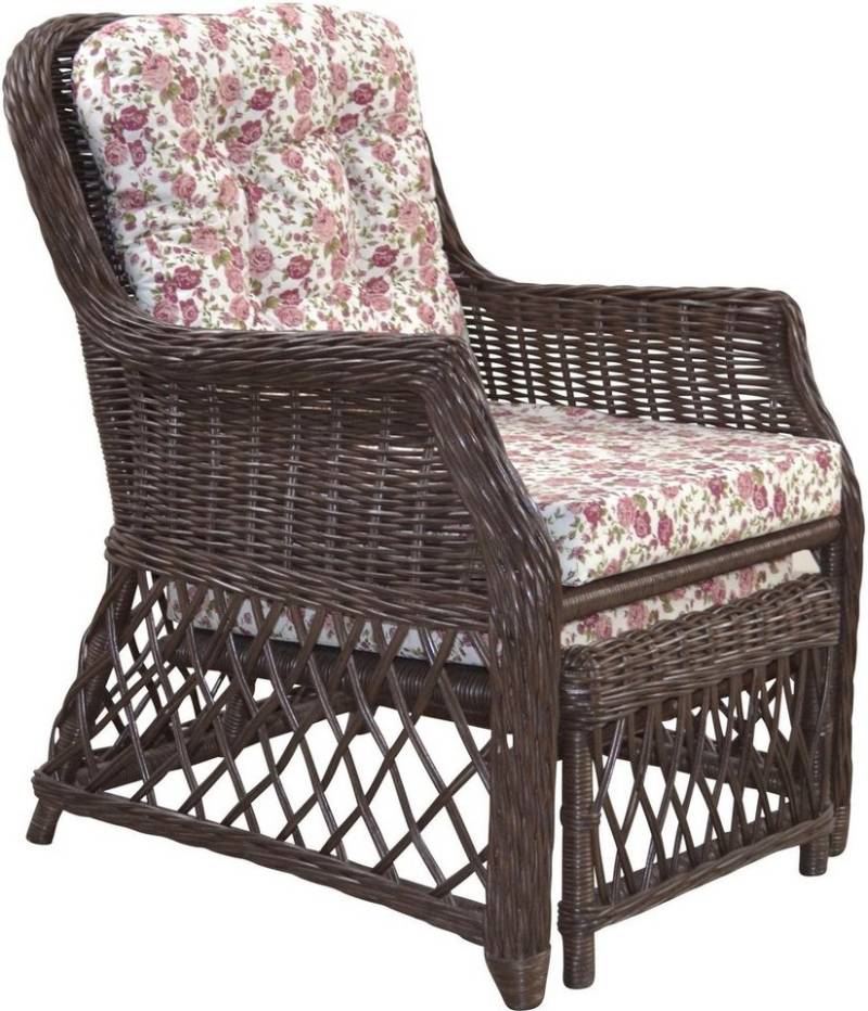 Home affaire Rattanstuhl, Handarbeit, Maße (B/T/H): (67/75/91) von Home affaire