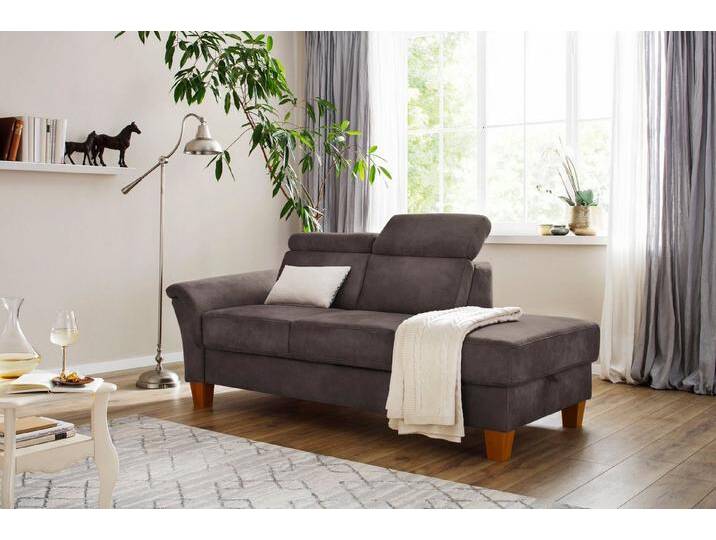 Home affaire Recamiere Conville, incl. Kopfteilverstellung, Federkern, braun, inkl.Kopfteilverstellung, mit Bettkasten, mocca Home affaire Recamiere Conville, incl. Kopfteilverstellung, Federkern, braun, inkl.Kopfteilverstellung, mit Bettkasten, mocca von Home-affaire