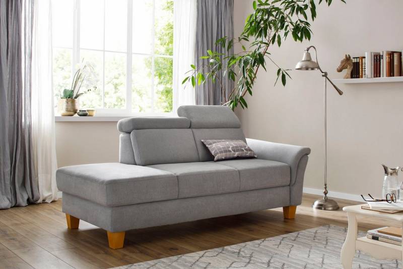 Home affaire Recamiere Conville, incl. Kopfteilverstellung, Federkern, wahlweise mit Bettkasten von Home affaire