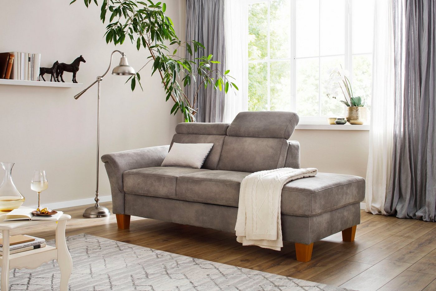 Home affaire Recamiere Conville, incl. Kopfteilverstellung, Federkern, wahlweise mit Bettkasten Home affaire Recamiere Conville, incl. Kopfteilverstellung, Federkern, wahlweise mit Bettkasten von Home affaire