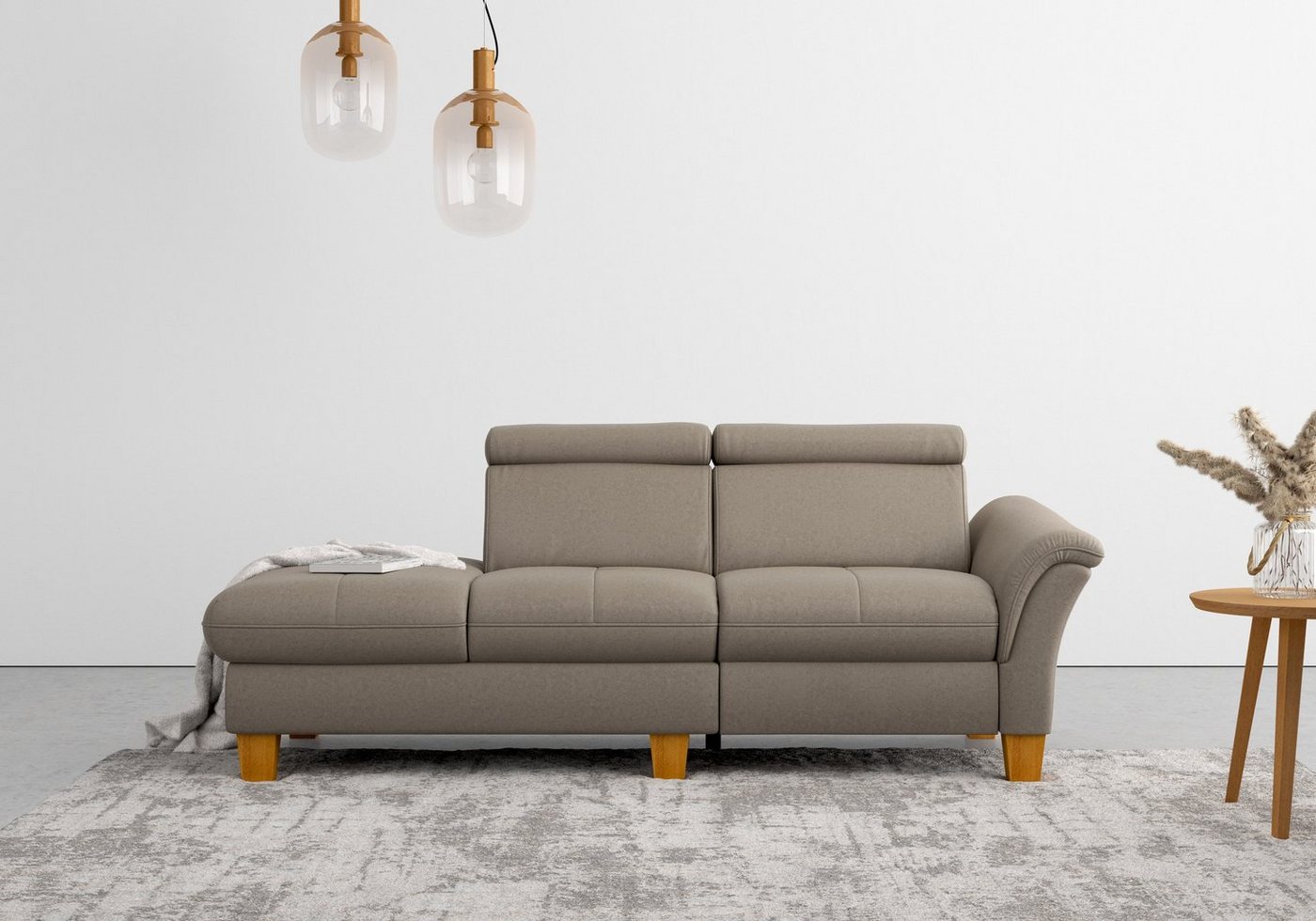 Home affaire Recamiere Lindgren, wahlweise motorische TV-Funktion, Bettkasten und Kopfteilverstellung von Home affaire