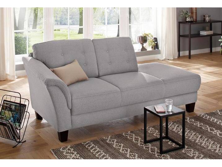 Home affaire Recamiere Trondheim, freistehend, mit Federkern, Knopfheftung im Rücken, Füße Buche, grau, Armlehne links Home affaire Recamiere Trondheim, freistehend, mit Federkern, Knopfheftung im Rücken, Füße Buche, grau, Armlehne links von Home-affaire