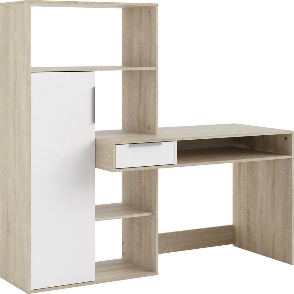 Home affaire Regal-Schreibtisch Plus, mit vielen Stauraummöglichkeiten, zeitloses Design von Home affaire