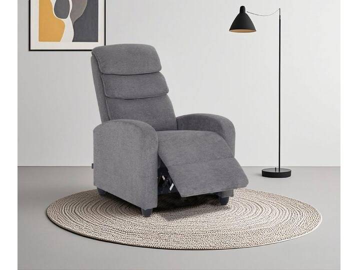 Home affaire Relaxsessel BERVILLE, TV-Sessel, Ruhesessel mit Schlaffunktion, Webstoff, Liegesessel mit manueller Relaxfunktion, grau, anthrazit Home affaire Relaxsessel BERVILLE, TV-Sessel, Ruhesessel mit Schlaffunktion, Webstoff, Liegesessel mit manueller Relaxfunktion, grau, anthrazit von Home-affaire