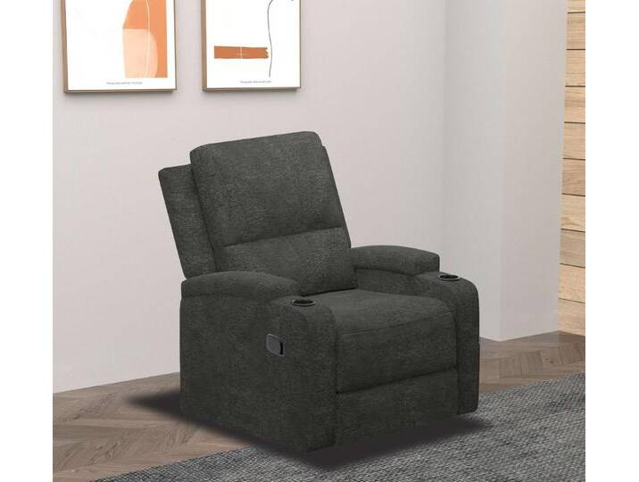 Home affaire Relaxsessel Napori, TV-Sessel, Kinosessel mit Relaxfunktion in 2 Sitzen, Getränkehalter, grau Home affaire Relaxsessel Napori, TV-Sessel, Kinosessel mit Relaxfunktion in 2 Sitzen, Getränkehalter, grau von Home-affaire