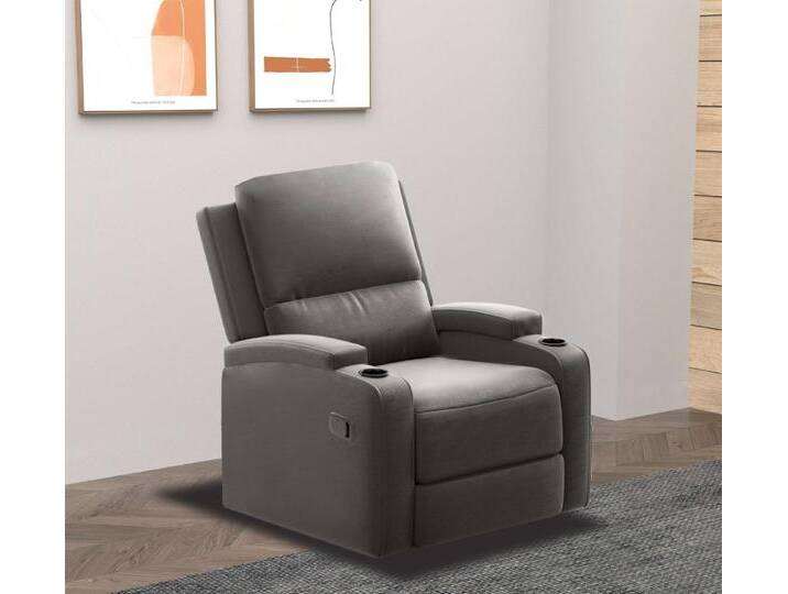 Home affaire Relaxsessel Napori, TV-Sessel, Kinosessel mit Relaxfunktion in 2 Sitzen, Getränkehalter, grau Home affaire Relaxsessel Napori, TV-Sessel, Kinosessel mit Relaxfunktion in 2 Sitzen, Getränkehalter, grau von Home-affaire