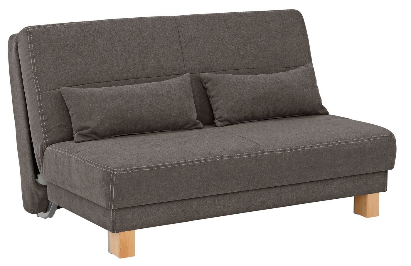 Home affaire Schlafsofa Gina, vom Sofa zum Bett mit einem Handgriff, in 4 Breiten, Nierenkissen von Home affaire