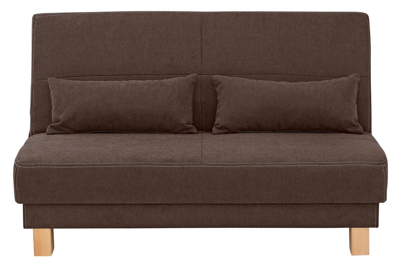 Home affaire Schlafsofa Gina, vom Sofa zum Bett mit einem Handgriff, in 4 Breiten, Nierenkissen von Home affaire