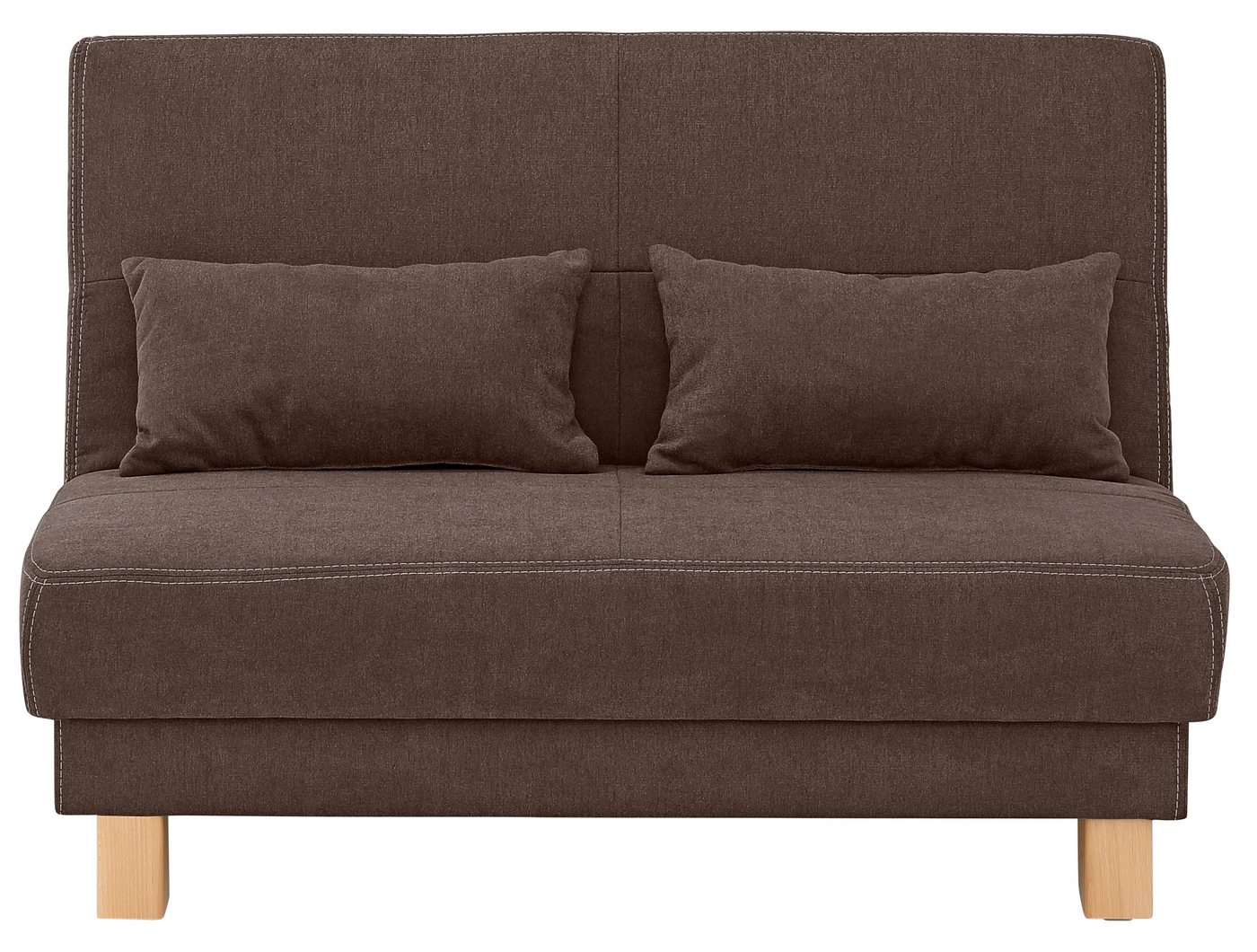 Home affaire Schlafsofa Gina, vom Sofa zum Bett mit einem Handgriff, in 4 Breiten, Nierenkissen von Home affaire