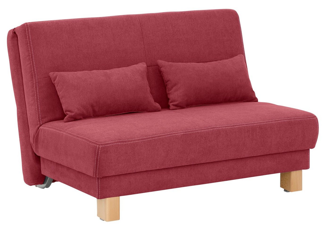 Home affaire Schlafsofa Gina, vom Sofa zum Bett mit einem Handgriff, in 4 Breiten, Nierenkissen von Home affaire