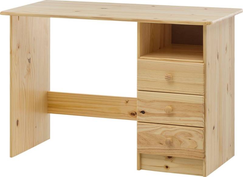 Home affaire Schreibtisch Chur, Gefertigt aus massivem Kiefernholz, Home office von Home affaire