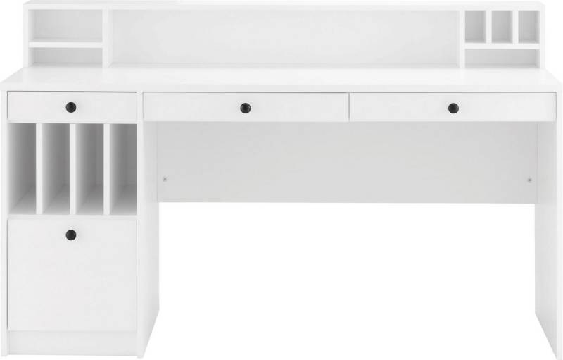 Home affaire Schreibtisch Licia, Schreibtisch "Licia", große Arbeitsplatte, viel Stauraum, 158 cm breit von Home affaire