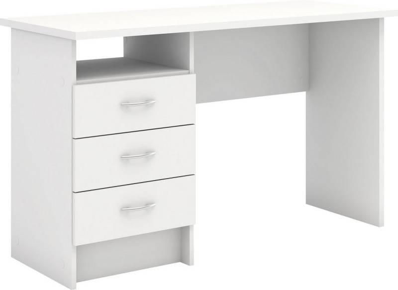 INOSIGN Schreibtisch Function Plus, Arbeitstisch, Bürotisch, Computertisch mit 3 Schubladen, Breite 120 cm, Tiefe 48 cm von INOSIGN