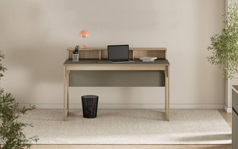 Home affaire Schreibtisch Stranda, Arbeitstisch im Skandi Style, Bürotisch in zwei Farben, moderner Computertisch, wohnliches Home Office von Home affaire