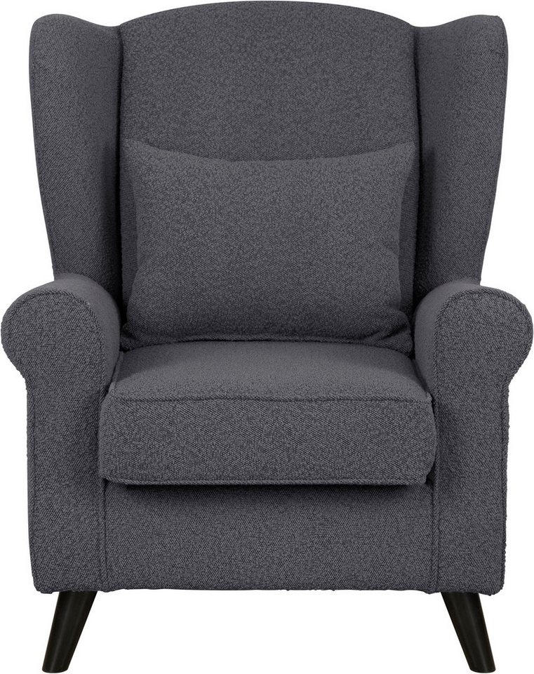 Home affaire Sessel CHISTELLE, Ohrensessel, auch in Bouclé, B/T/H: 81/87/99 cm von Home affaire