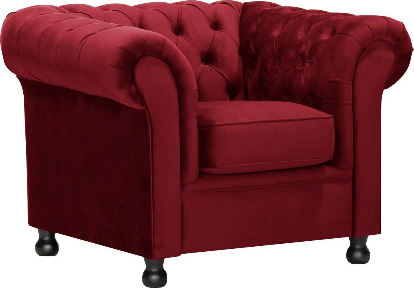 Home affaire Sessel Chesterfield Home, mit edler Knopfheftung und typischen Armlehnen von Home affaire