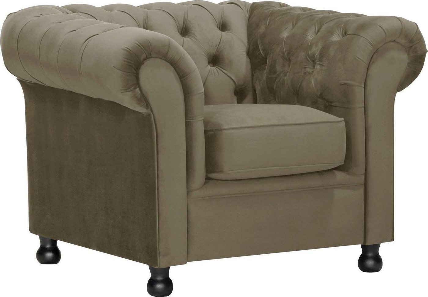 Home affaire Sessel Chesterfield Home, mit edler Knopfheftung und typischen Armlehnen von Home affaire