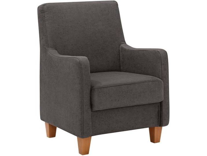 Home affaire Sessel Palmera, B: 70 cm, mit Federkern, grau, anthrazit Home affaire Sessel Palmera, B: 70 cm, mit Federkern, grau, anthrazit von Home-affaire