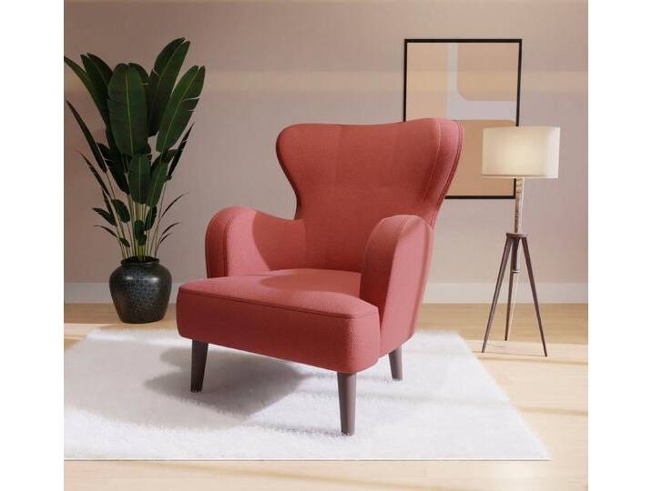 Home affaire Sessel SICILIA, moderner Ohrensessel, rot, ziegelrot Home affaire Sessel SICILIA, moderner Ohrensessel, rot, ziegelrot von Home-affaire