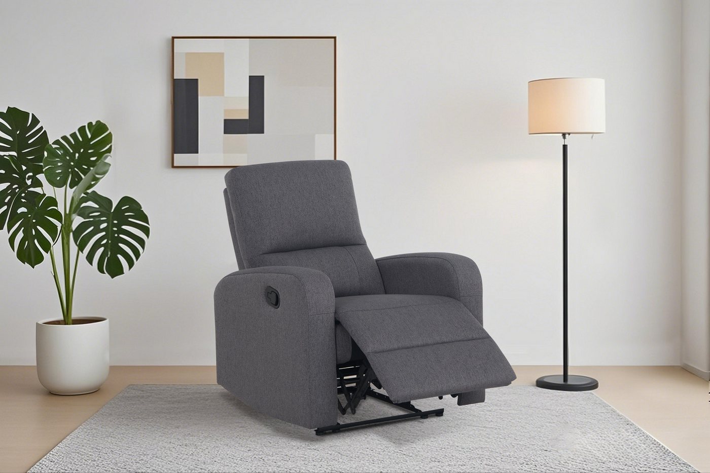 Home affaire Relaxsessel TOURNAY, TV-Sessel mit Recliner - und Liegefunktion, Webstoff, Ruhesessel mit Beinablage, Liegefläche ideal verstellbar 105°-135° Home affaire Relaxsessel TOURNAY, TV-Sessel mit Recliner - und Liegefunktion, Webstoff, Ruhesessel mit Beinablage, Liegefläche ideal verstellbar 105°-135° von Home affaire