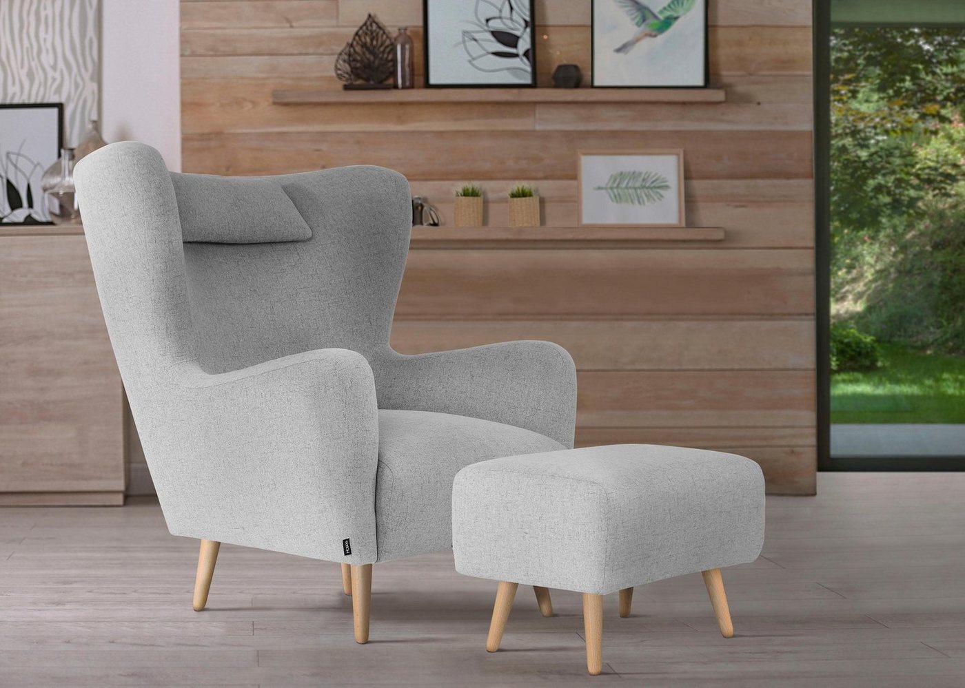 Home affaire Sessel Telford auch in Fellimitat, Sessel B/T/H: 77/92/106 cm, wahlweise mit und ohne Hocker, in vielen Bezugsqualitäten, Ohrensessel Home affaire Sessel Telford auch in Fellimitat, Sessel B/T/H: 77/92/106 cm, wahlweise mit und ohne Hocker, in vielen Bezugsqualitäten, Ohrensessel von Home affaire