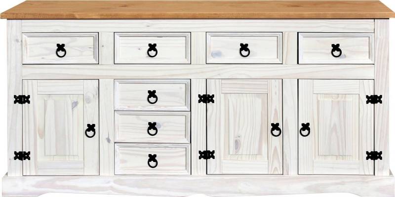 Home affaire Sideboard, Ziergriffe und Scharniere aus Metall von Home affaire