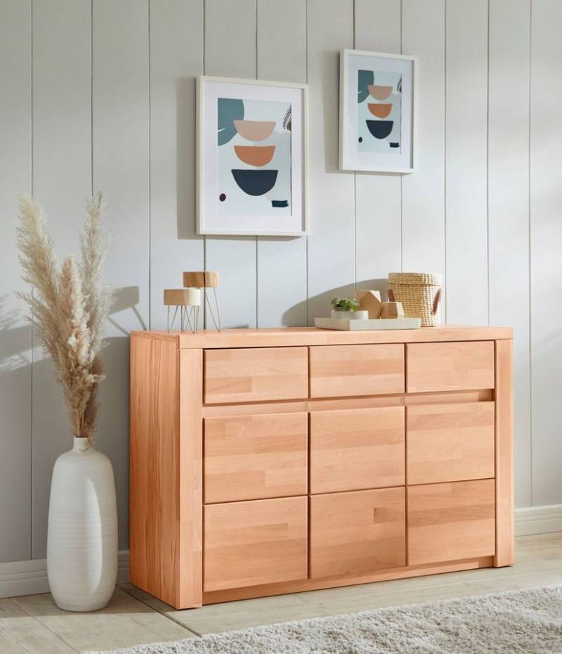 Home affaire Sideboard Burani, grifflose Optik von Home affaire