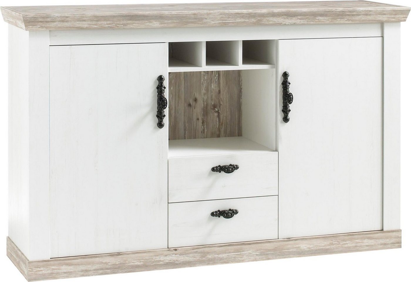 Home affaire Sideboard Florenz, im romantischen Landhaus-Look, Breite 168 cm von Home affaire