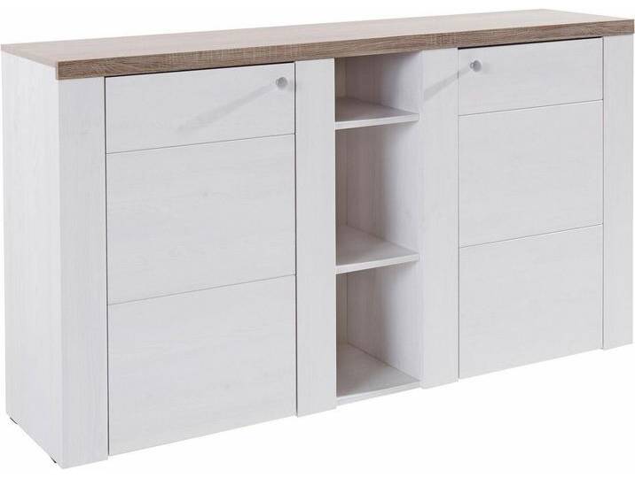 Home affaire Sideboard Larona, zeitlose Kommode mit 2 Türen, Türkommode, Breite 155 cm, Höhe 84 cm, viel Stauraum, Anrichte mit dekorativer Rahmenoptik Home affaire Sideboard Larona, zeitlose Kommode mit 2 Türen, Türkommode, Breite 155 cm, Höhe 84 cm, viel Stauraum, Anrichte mit dekorativer Rahmenoptik von Home-affaire