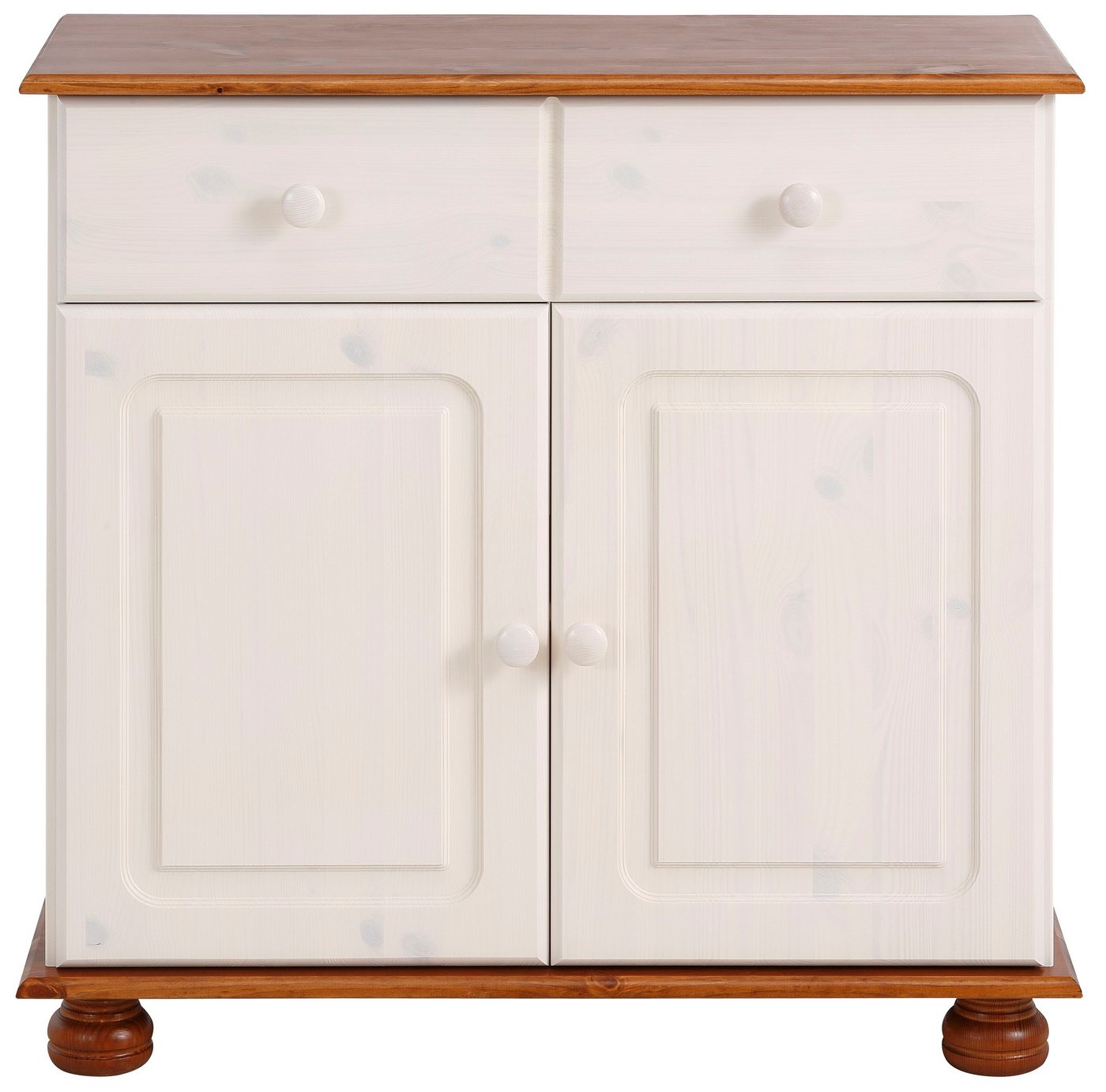 Home affaire Sideboard Mette, mit gefrästen, kugelförmigen Füßen, Breite 80 cm von Home affaire