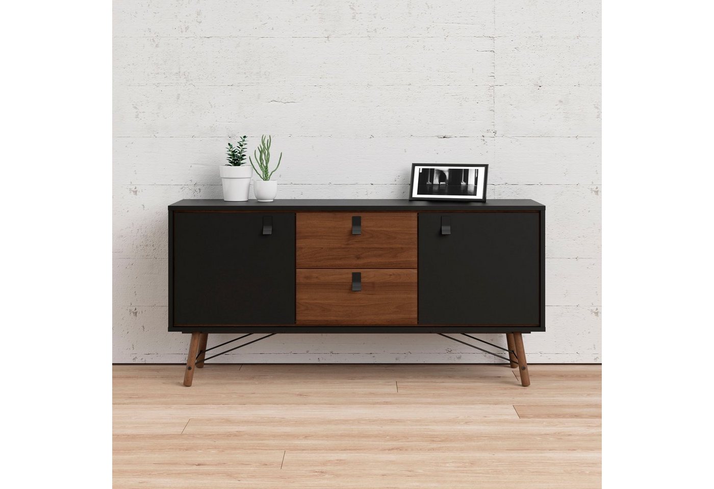 Home affaire Sideboard Ry, mit 2 Türen und 2 Schubläden, auch in anderen Größen von Home affaire