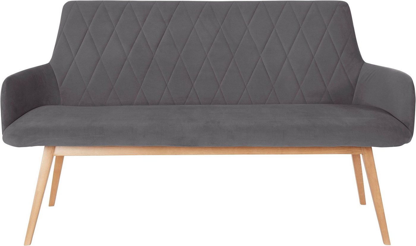 Home affaire Sitzbank Brest, Sitz und Rücken gepolstert, mit Rautensteppung, Breite 160 cm Home affaire Sitzbank Brest, Sitz und Rücken gepolstert, mit Rautensteppung, Breite 160 cm von Home affaire