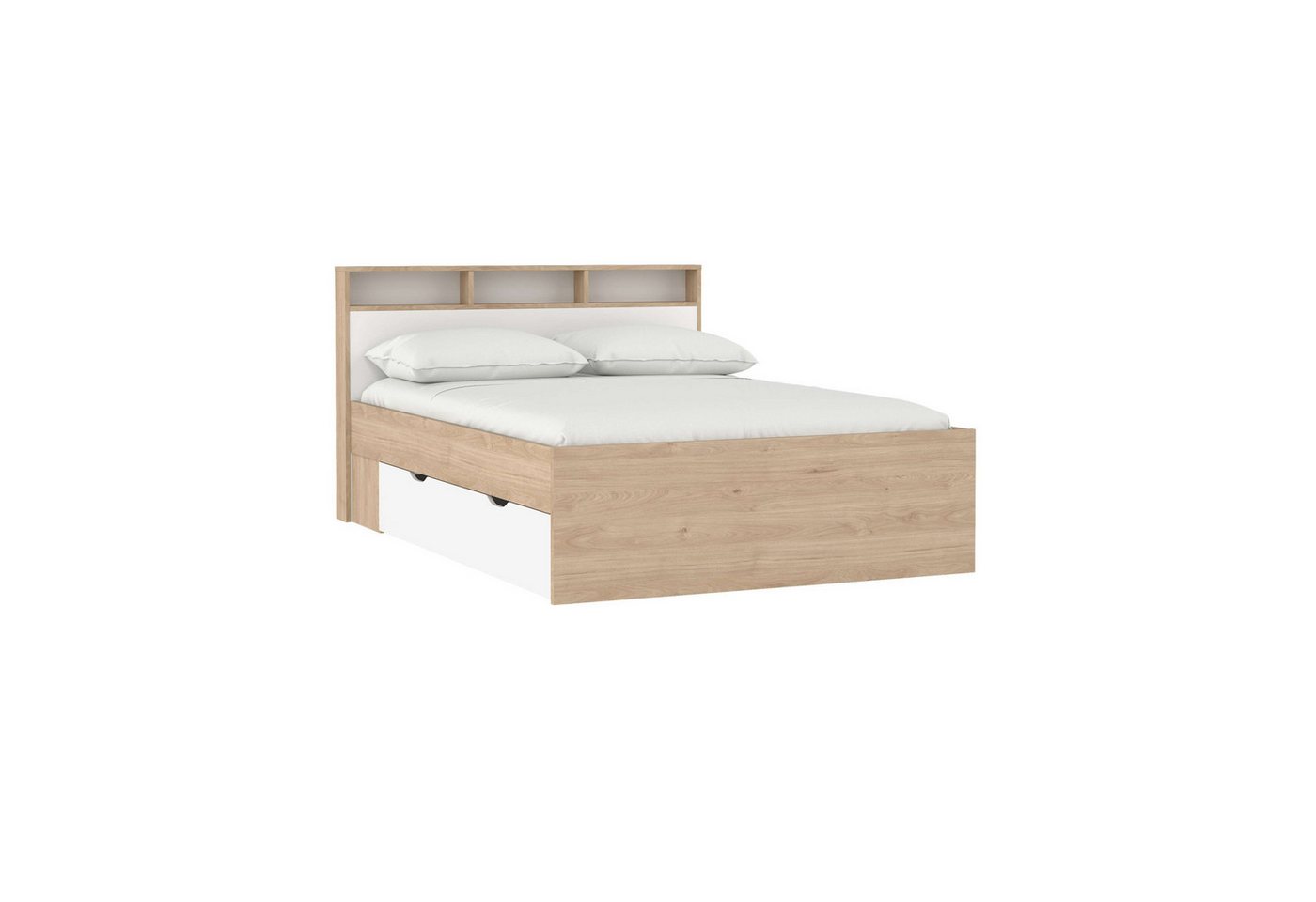 andas Stauraumbett Ikast Bett, Bettgestell, Stauraum, Aufbewahrung, Liegefläche 140x200 cm, 2 Schubladen andas Stauraumbett Ikast Bett, Bettgestell, Stauraum, Aufbewahrung, Liegefläche 140x200 cm, 2 Schubladen von andas