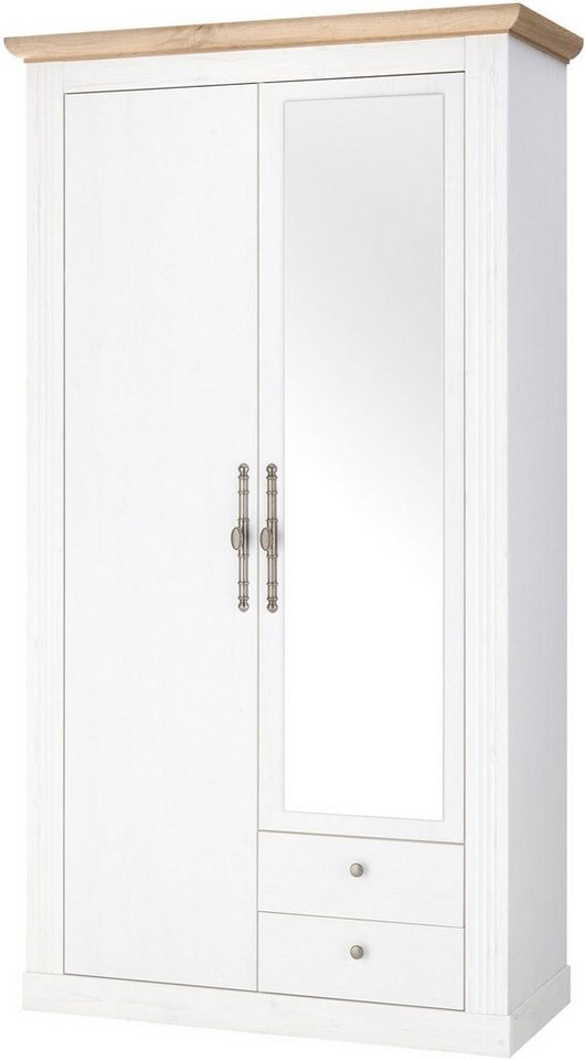 Home affaire Garderobenschrank WESTMINSTER BESTSELLER! (Breite ca. 108 cm) im romantischen Landhausstil von Home affaire
