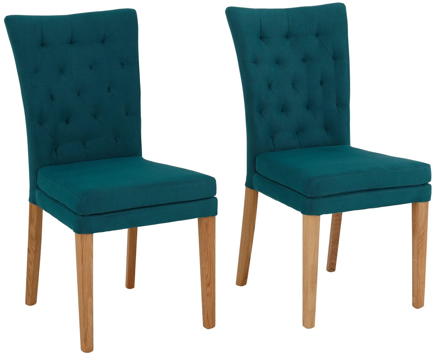 Home affaire Esszimmerstuhl Colorado BESTSELLER Polsterstuhl (Set, 2 St), Beine in eiche oder nussbaum. Im 2er, 4er oder 6er-Set von Home affaire