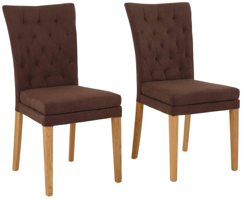 Home affaire Esszimmerstuhl Colorado BESTSELLER Polsterstuhl (Set, 2 St), Beine in eiche oder nussbaum. Im 2er, 4er oder 6er-Set von Home affaire