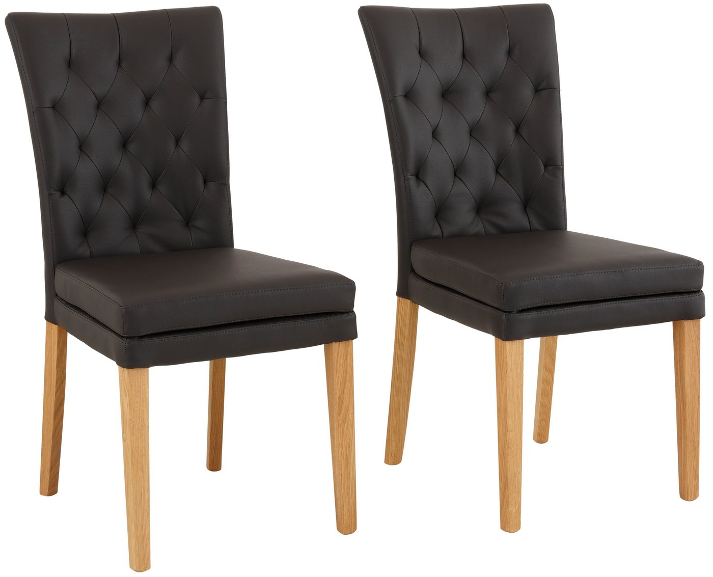 Home affaire Esszimmerstuhl Colorado BESTSELLER Polsterstuhl (Set, 2 St), Beine in eiche oder nussbaum. Im 2er, 4er oder 6er-Set von Home affaire