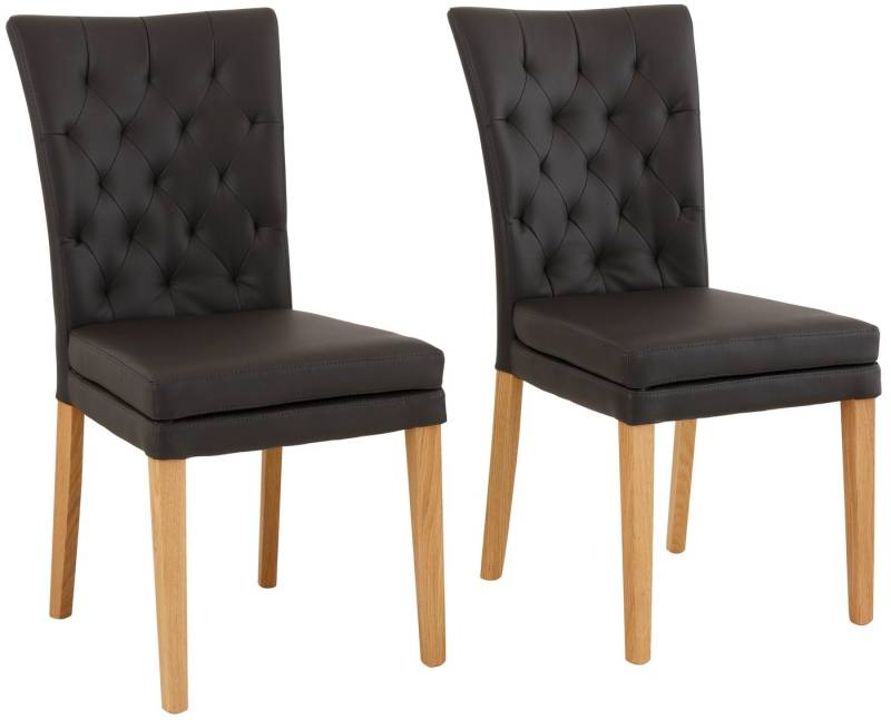 Home affaire Esszimmerstuhl Colorado BESTSELLER Polsterstuhl (Set, 2 St), Beine in eiche oder nussbaum. Im 2er, 4er oder 6er-Set von Home affaire