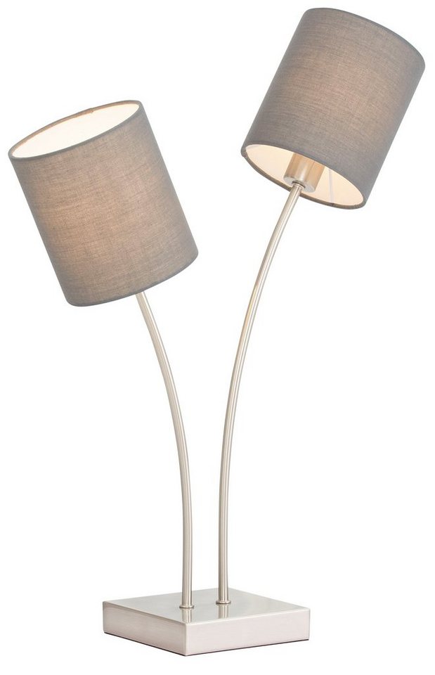 Home affaire Tischleuchte Rivera, ohne Leuchtmittel, Tischlampe Stoff von Home affaire