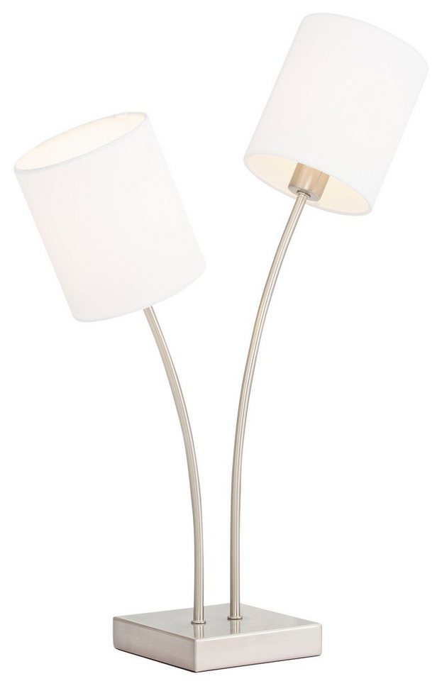 Home affaire Tischleuchte Rivera, ohne Leuchtmittel, Tischlampe Stoff von Home affaire