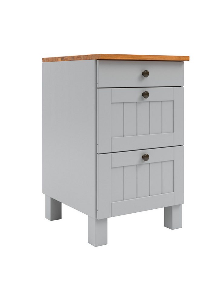 Home affaire Unterschrank Alby2 Mit Metallgriffen, Breite 50 cm von Home affaire