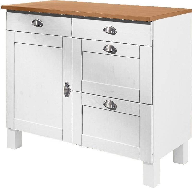 Home affaire Unterschrank Oslo 100 cm breit, in 2 Tiefen, mit 23 mm Arbeitsplatte, 2 Schubkästen Home affaire Unterschrank Oslo 100 cm breit, in 2 Tiefen, mit 23 mm Arbeitsplatte, 2 Schubkästen von Home affaire
