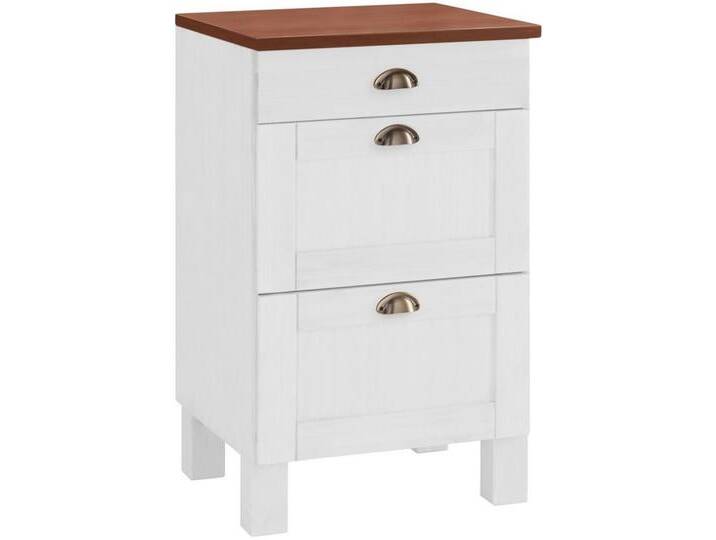 Home affaire Unterschrank Oslo 50 cm breit, in 2 Tiefen, mit 23 mm Arbeitsplatte, 3 Schubladen, weiß, lackiert Home affaire Unterschrank Oslo 50 cm breit, in 2 Tiefen, mit 23 mm Arbeitsplatte, 3 Schubladen, weiß, lackiert von Home-affaire