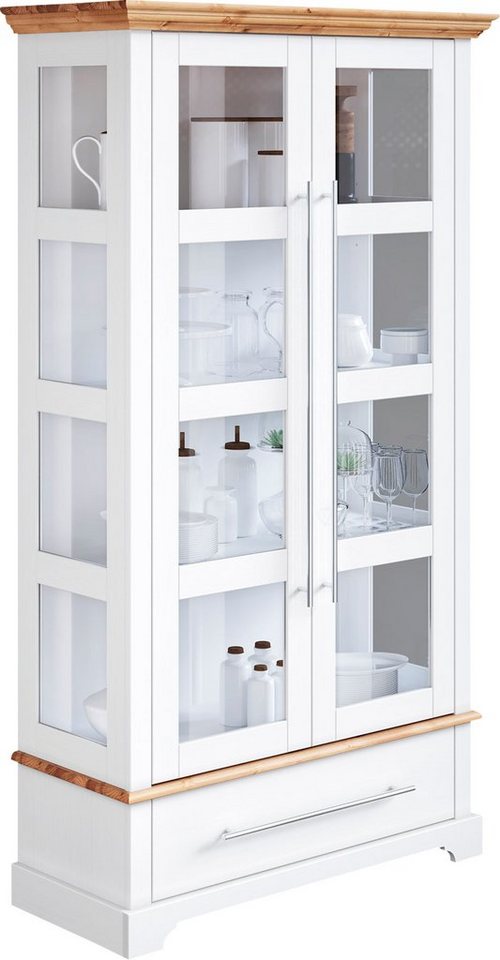 Home affaire Vitrine Meliss Höhe 169 cm, Breite 94 cm, 2-türig, Kiefer massiv, FSC® Home affaire Vitrine Meliss Höhe 169 cm, Breite 94 cm, 2-türig, Kiefer massiv, FSC® von Home affaire