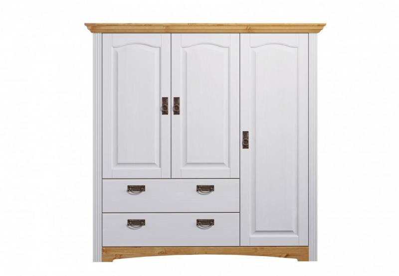 Home affaire Wäscheschrank Konrad (2 Breiten: 94/133 cm H/T ca. 132/39 cm) aus massiver Kiefer, mit viel Stauraum von Home affaire