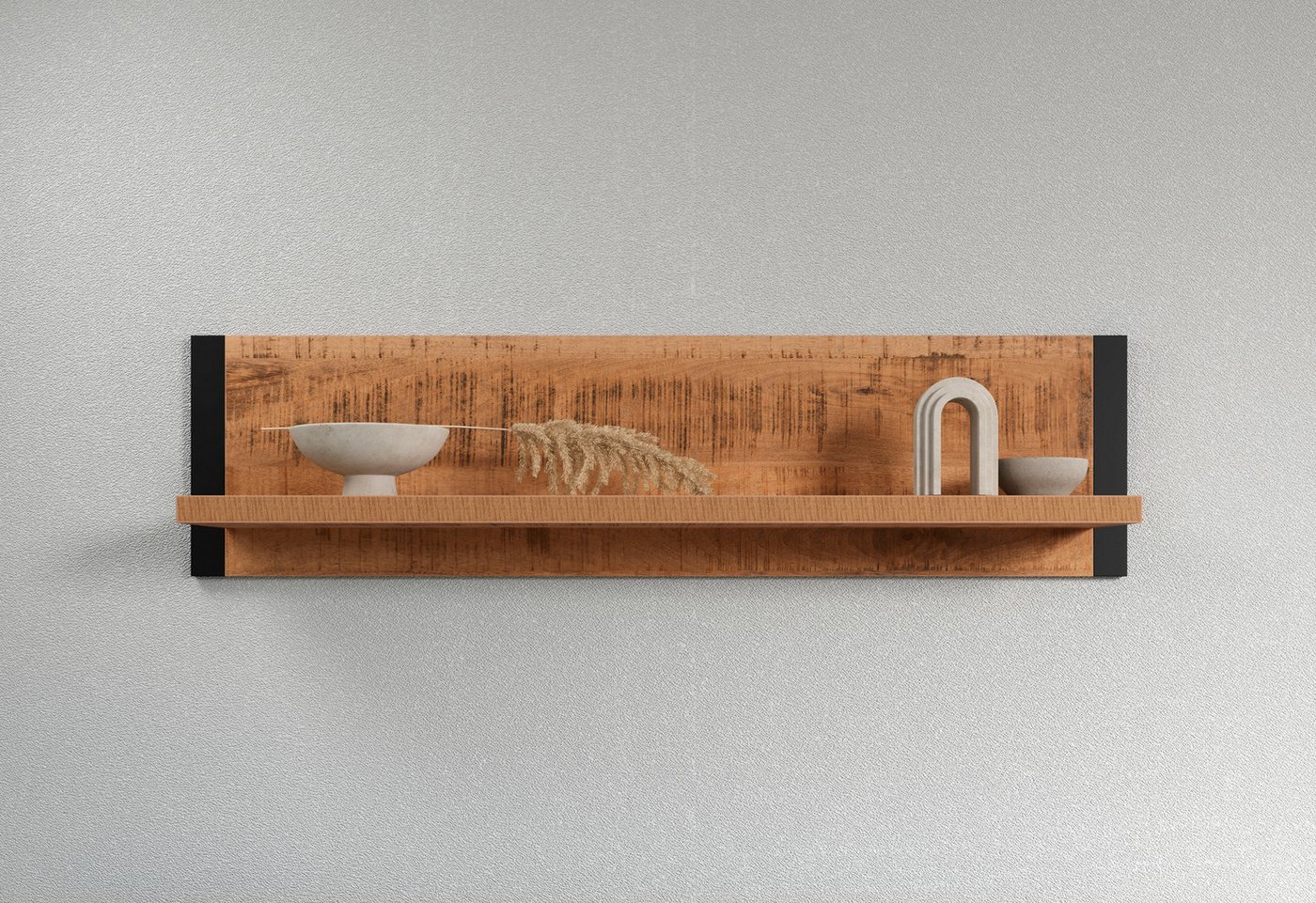 Home affaire Wandregal Elda, 1-tlg., Wandboard für Dein Wohnzimmer oder Flur – (B/T/H) 110/23/28 cm von Home affaire