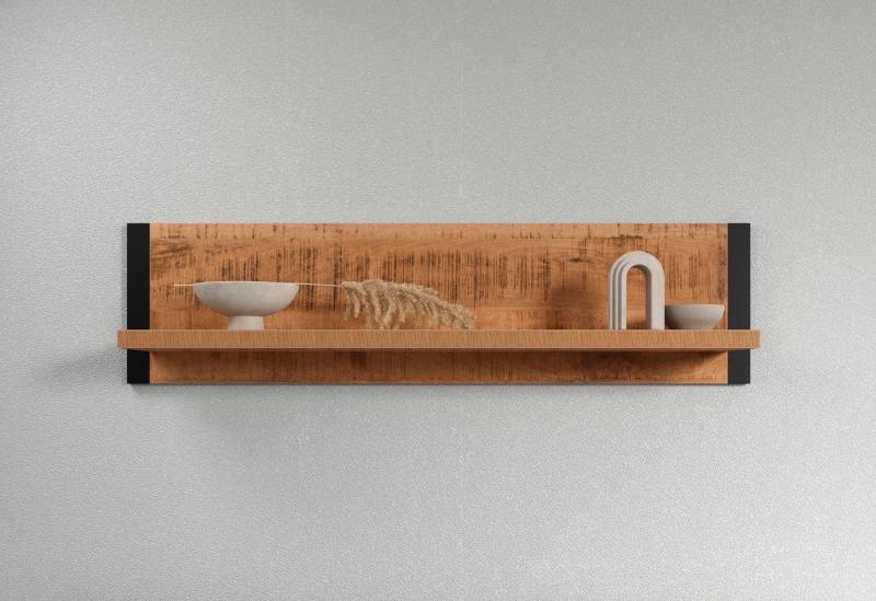 Home affaire Wandregal Elda, 1-tlg., Wandboard für Dein Wohnzimmer oder Flur – (B/T/H) 110/23/28 cm von Home affaire